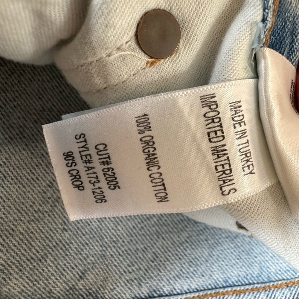 AGOLDE 90s crop mid-rise straight- 25 - Picture 8 of 10
